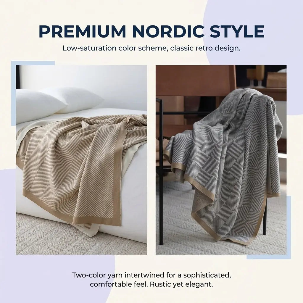 Slumblr® Geometric Throw Blanket Slumblr