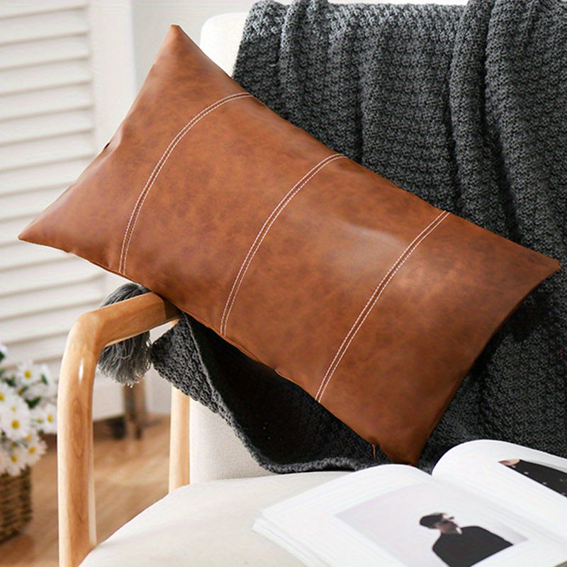 Slumblr® Faux Leather Pillow Cover Slumblr