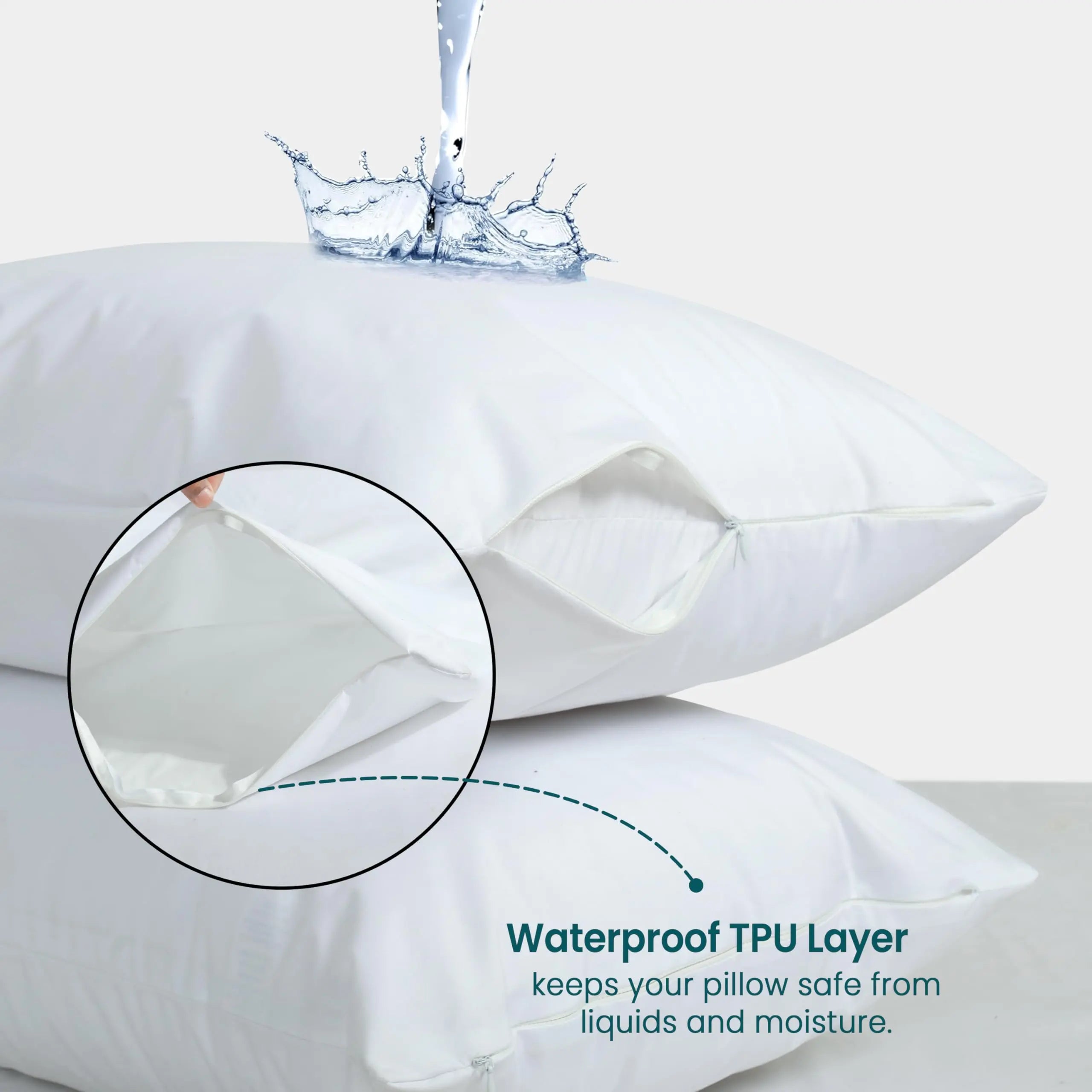 Slumblr® Cooling Waterproof Pillowcases (2 Pcs) Slumblr
