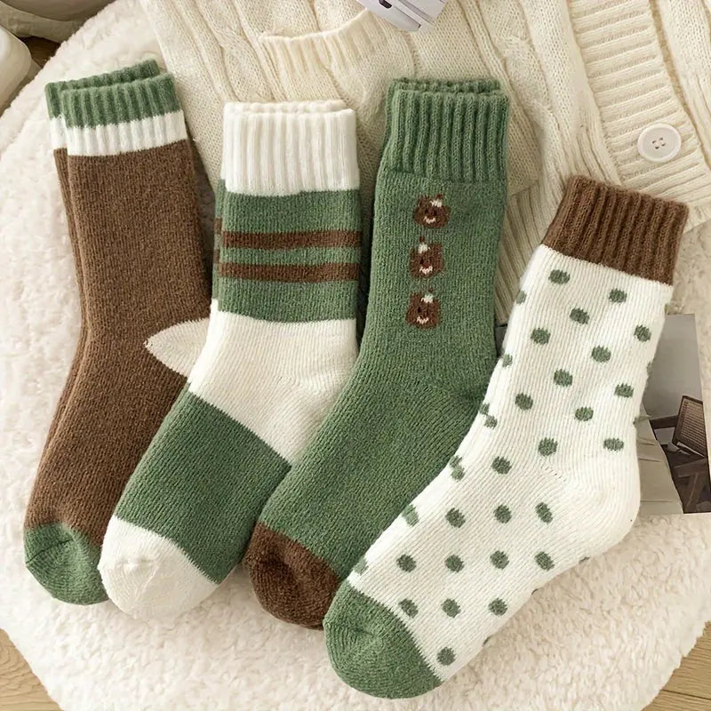 Slumblr® Winter Cozy Socks (4 Pairs) Slumblr