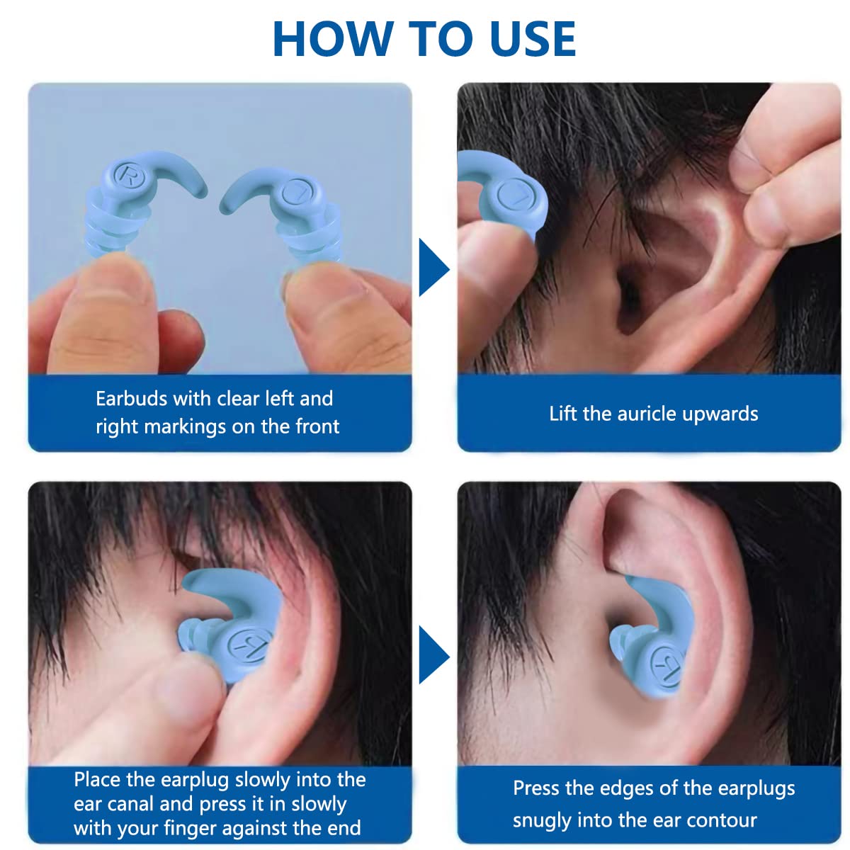 Slumblr® Silicone Sleep Ear Plugs (2 Pcs) Slumblr