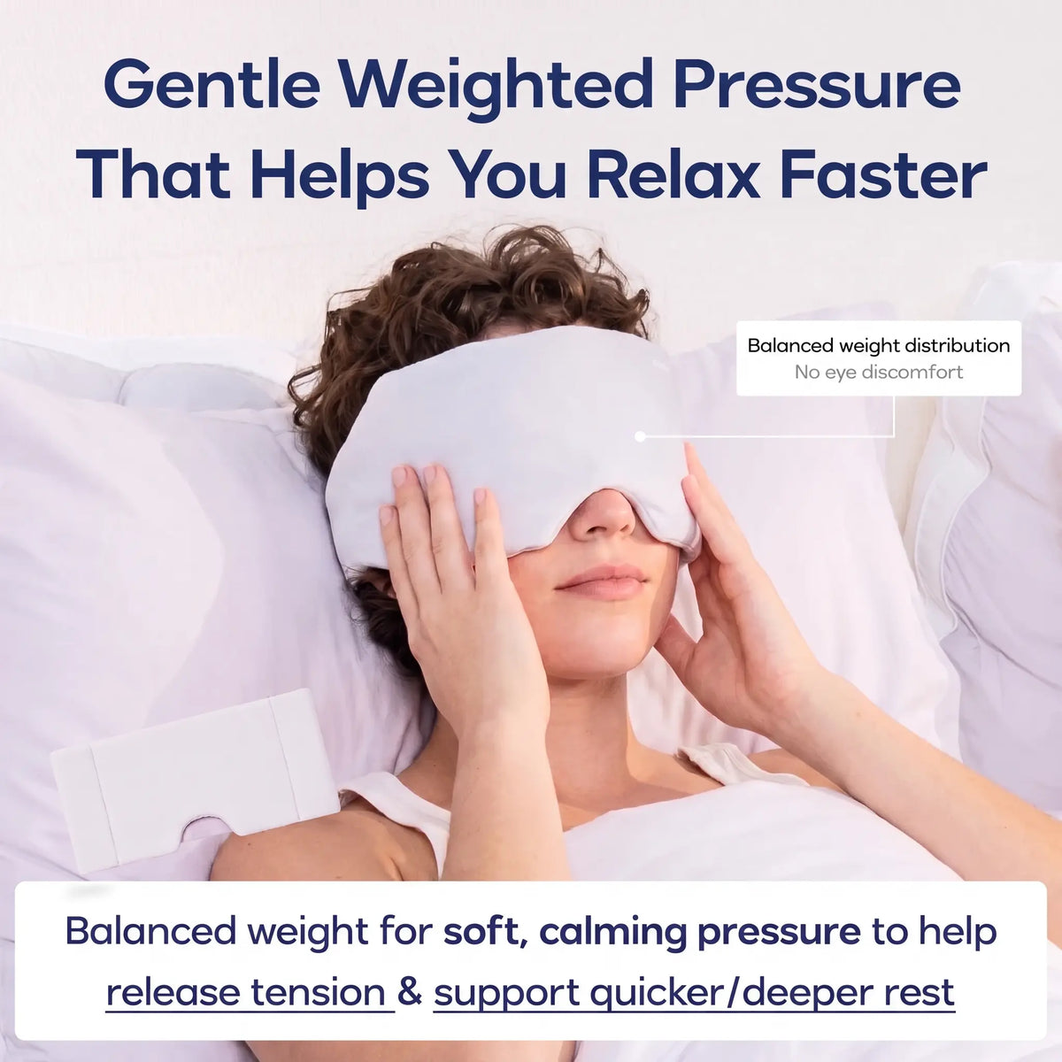 Slumblr® Light Blocking Weighted Sleep Mask Slumblr