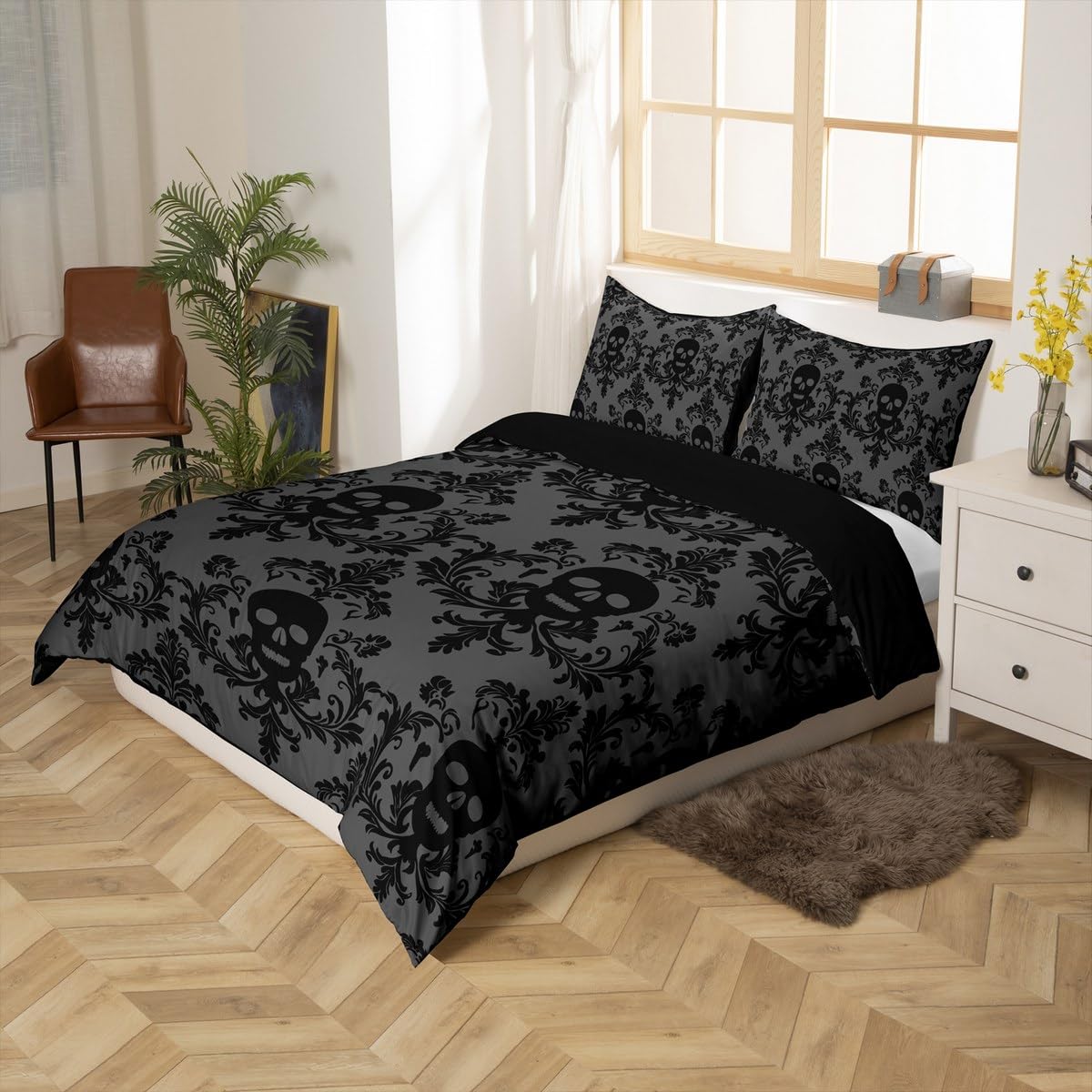 Slumblr® Gothic Print Duvet Set Slumblr