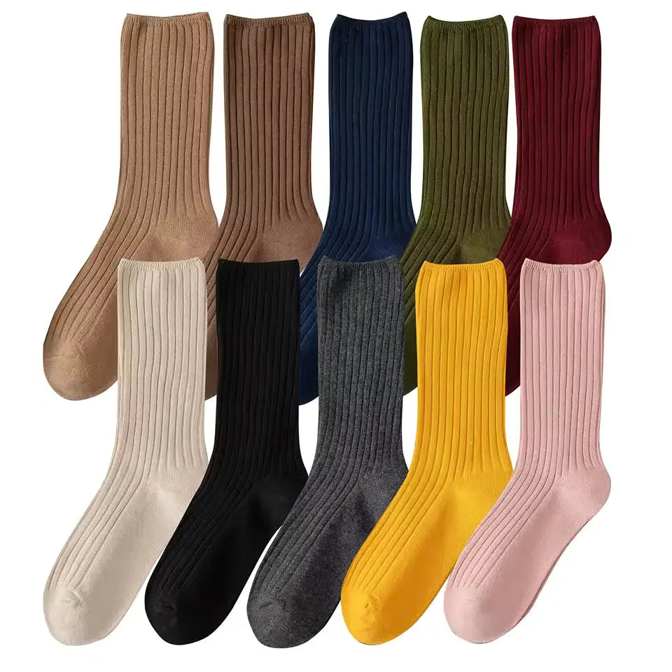 Slumblr® Womens Cute Cotton Neutral Casual Socks (5 Pcs) Slumblr