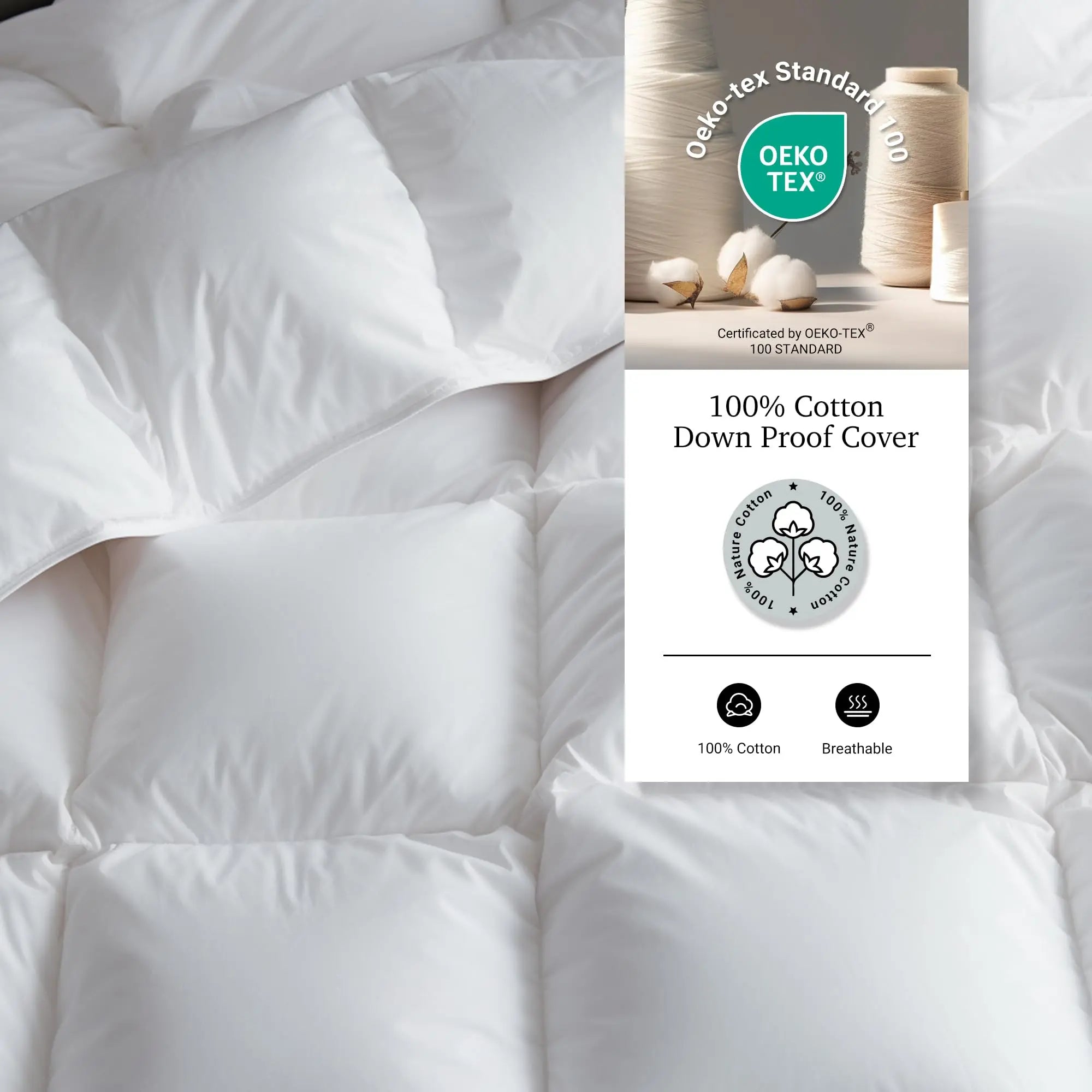 Slumblr® Cooling Comforter Goose Down Quilt Slumblr