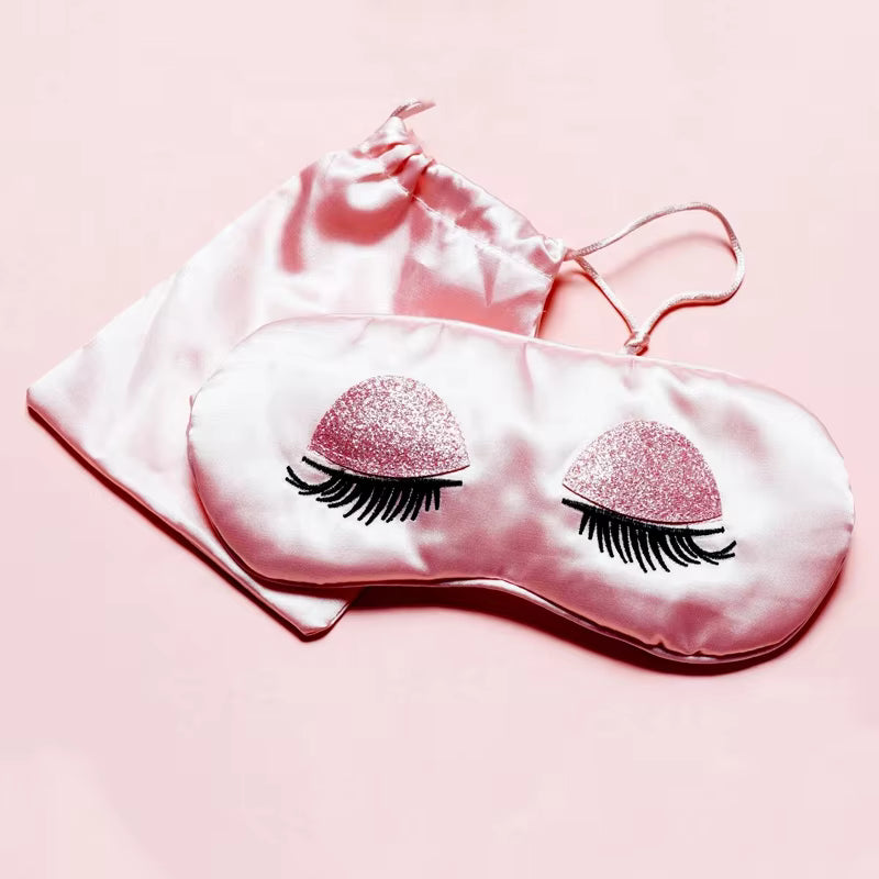Slumblr® Pink Plush Sleep Mask
