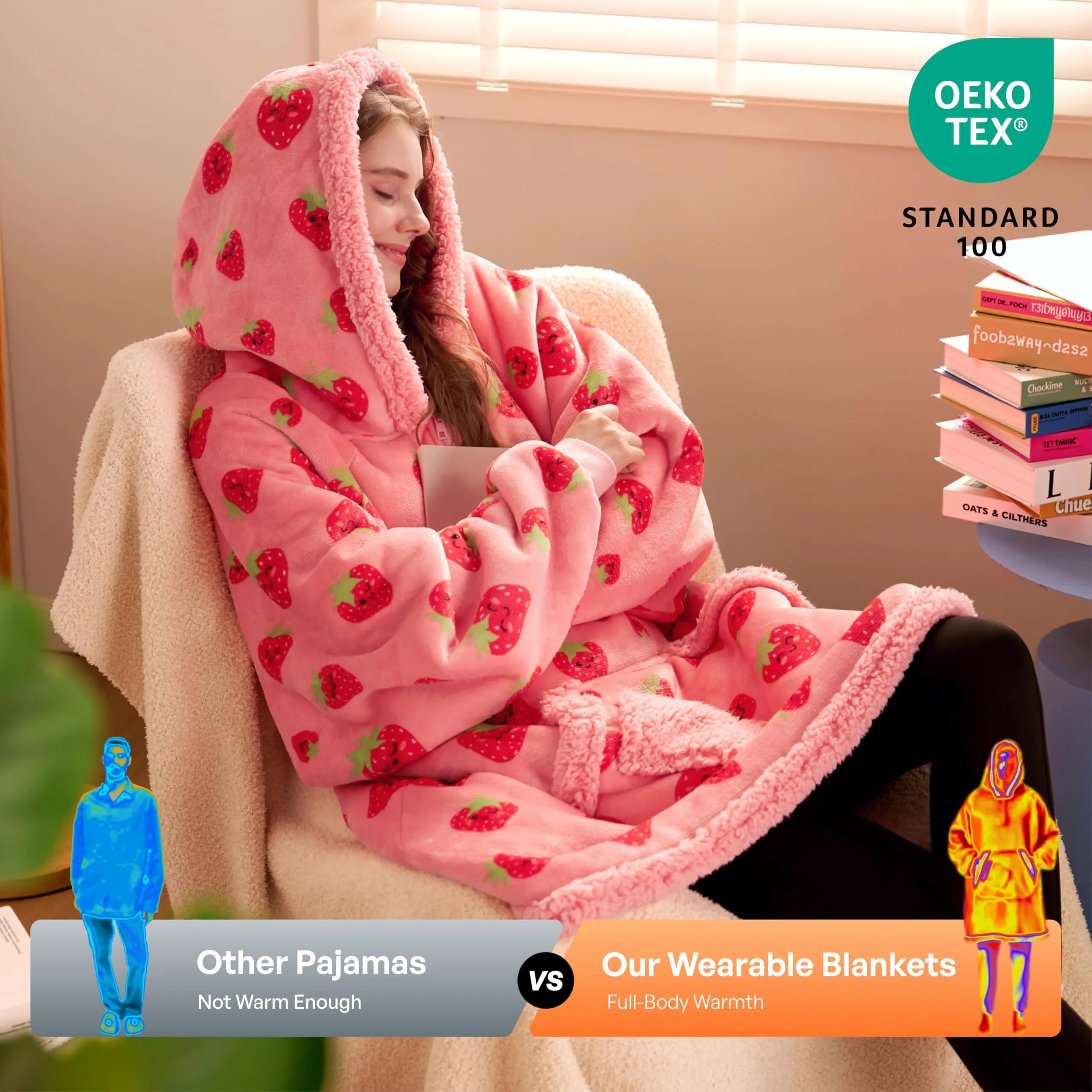 Slumblr® Wearable Blanket Hoodie Slumblr