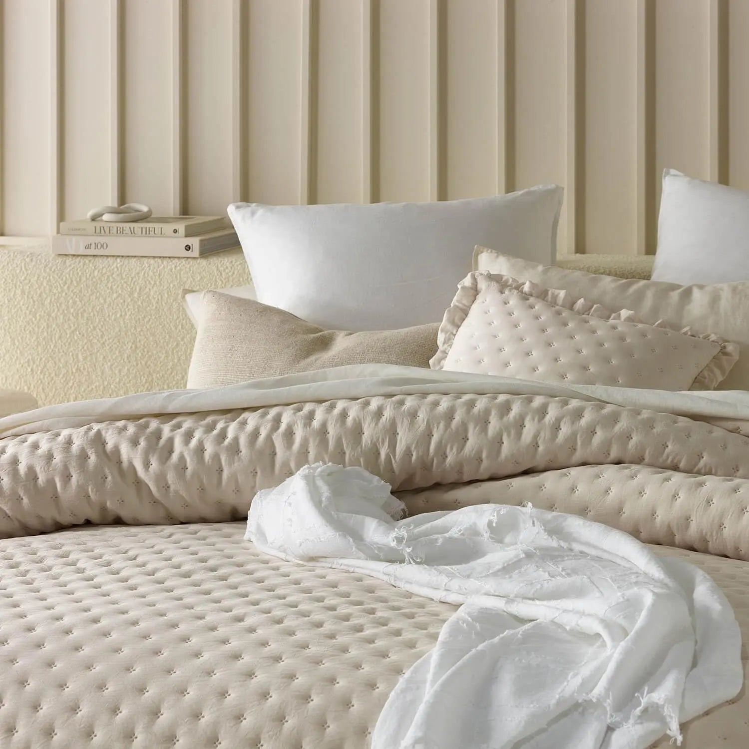 Slumblr® Ultra Soft Ruffle Mattress Cover Slumblr