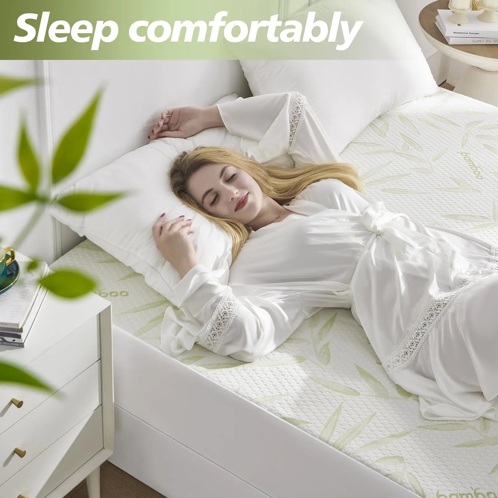 Slumblr® Cooling Bamboo Fiber Fitted Sheet Slumblr