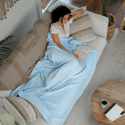 Slumblr® Cotton Muslin Boho Throw Blanket