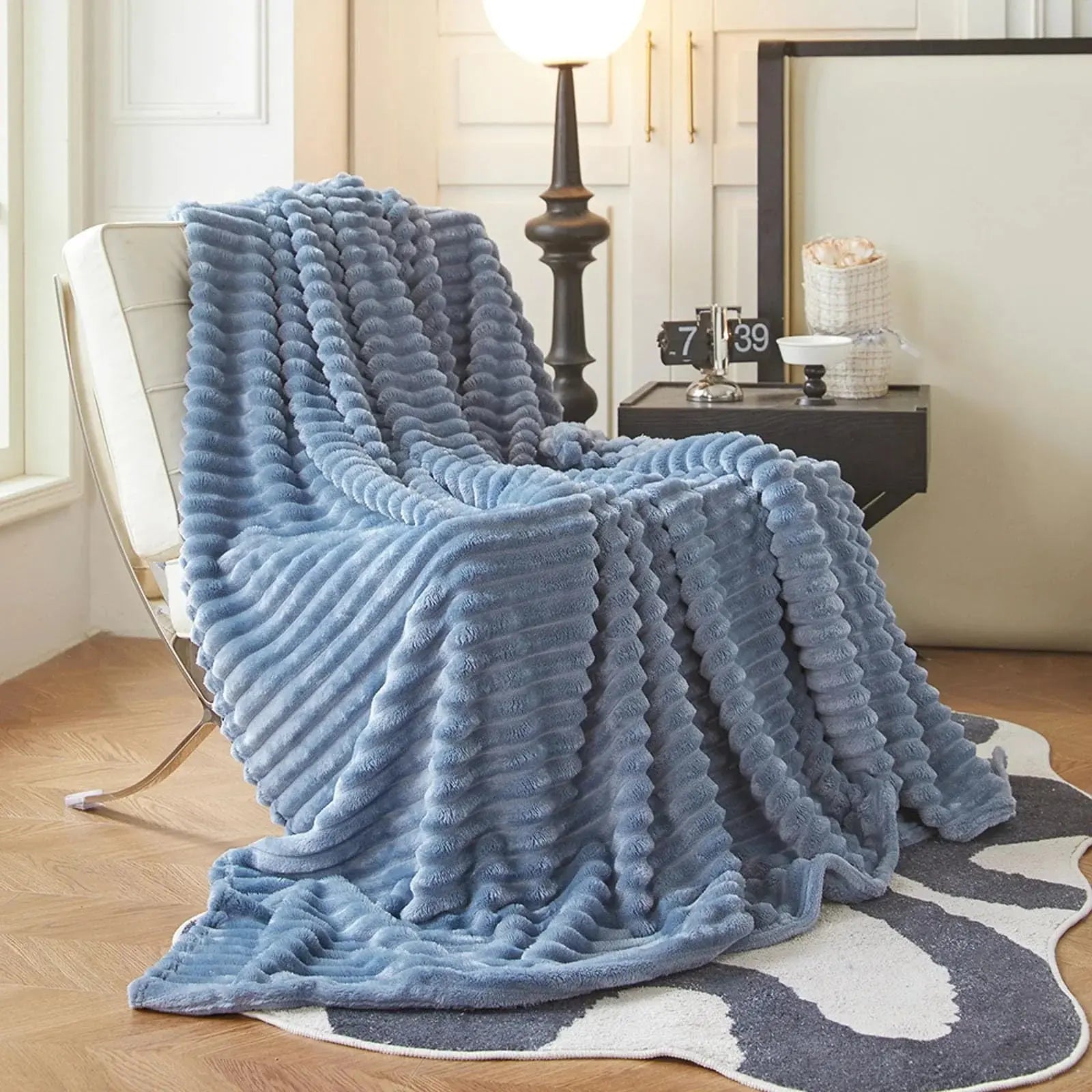 Slumblr® Faux Rabbit Fur Throw Blanket Slumblr