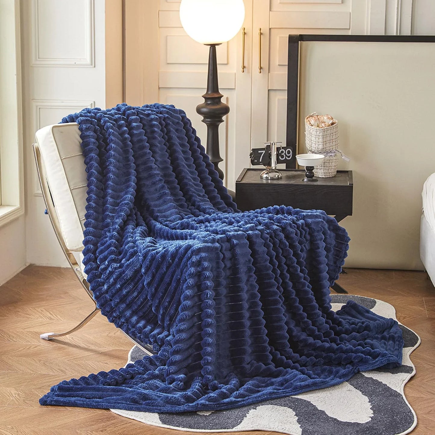 Slumblr® Faux Rabbit Fur Throw Blanket