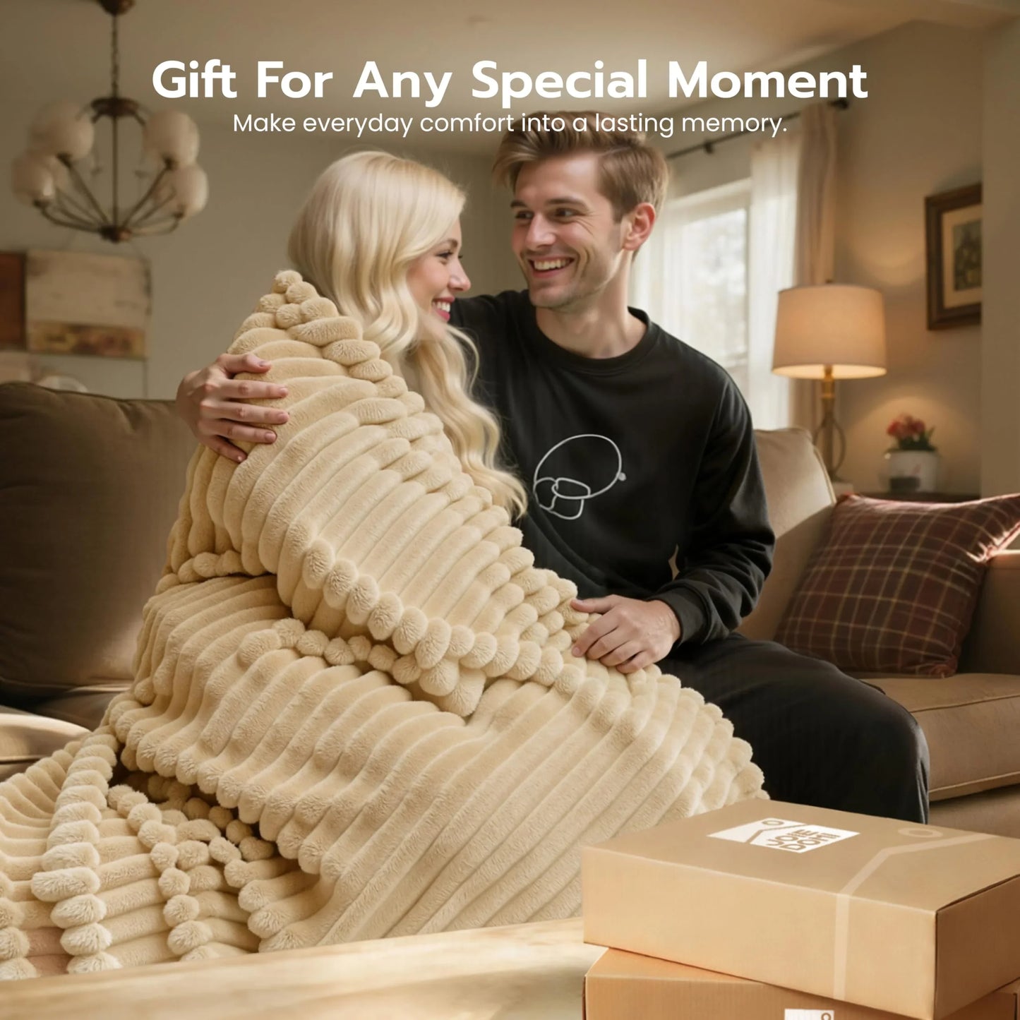 Slumblr® Faux Rabbit Fur Throw Blanket