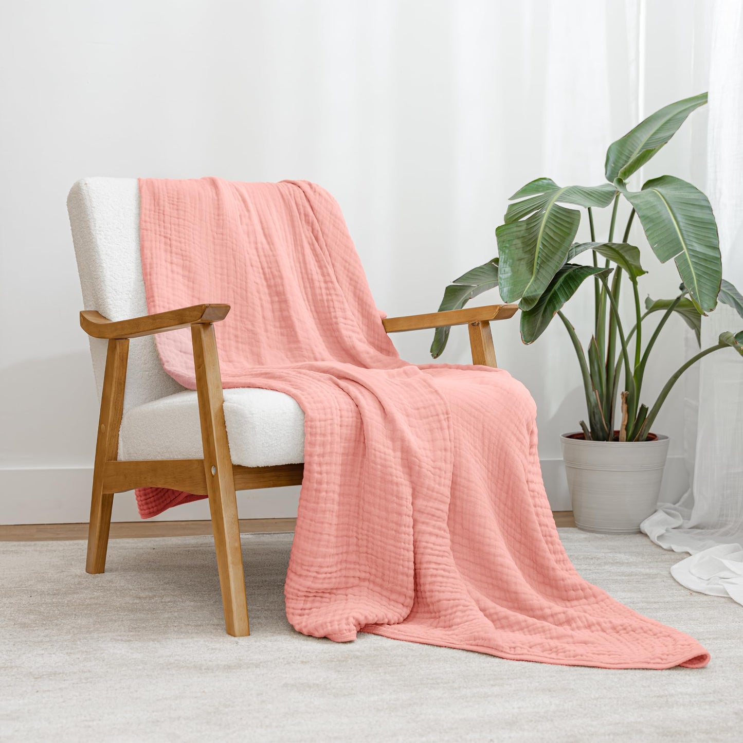 Slumblr® Cotton Muslin Boho Throw Blanket