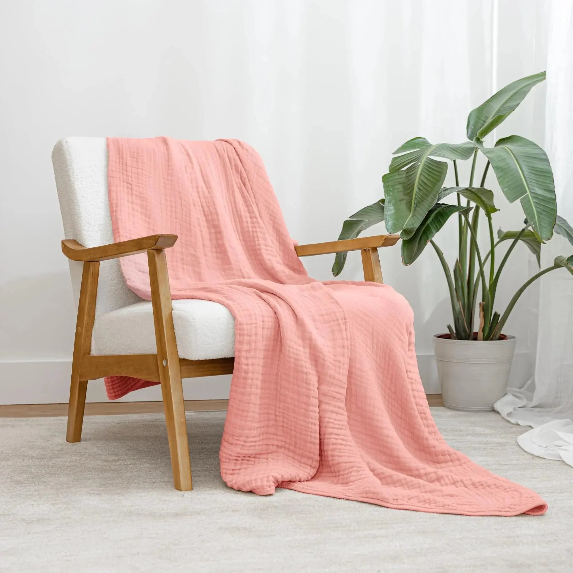 Slumblr® Cotton Muslin Boho Throw Blanket Slumblr
