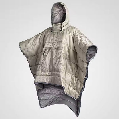 Slumblr® Hooded Camping Blanket Poncho