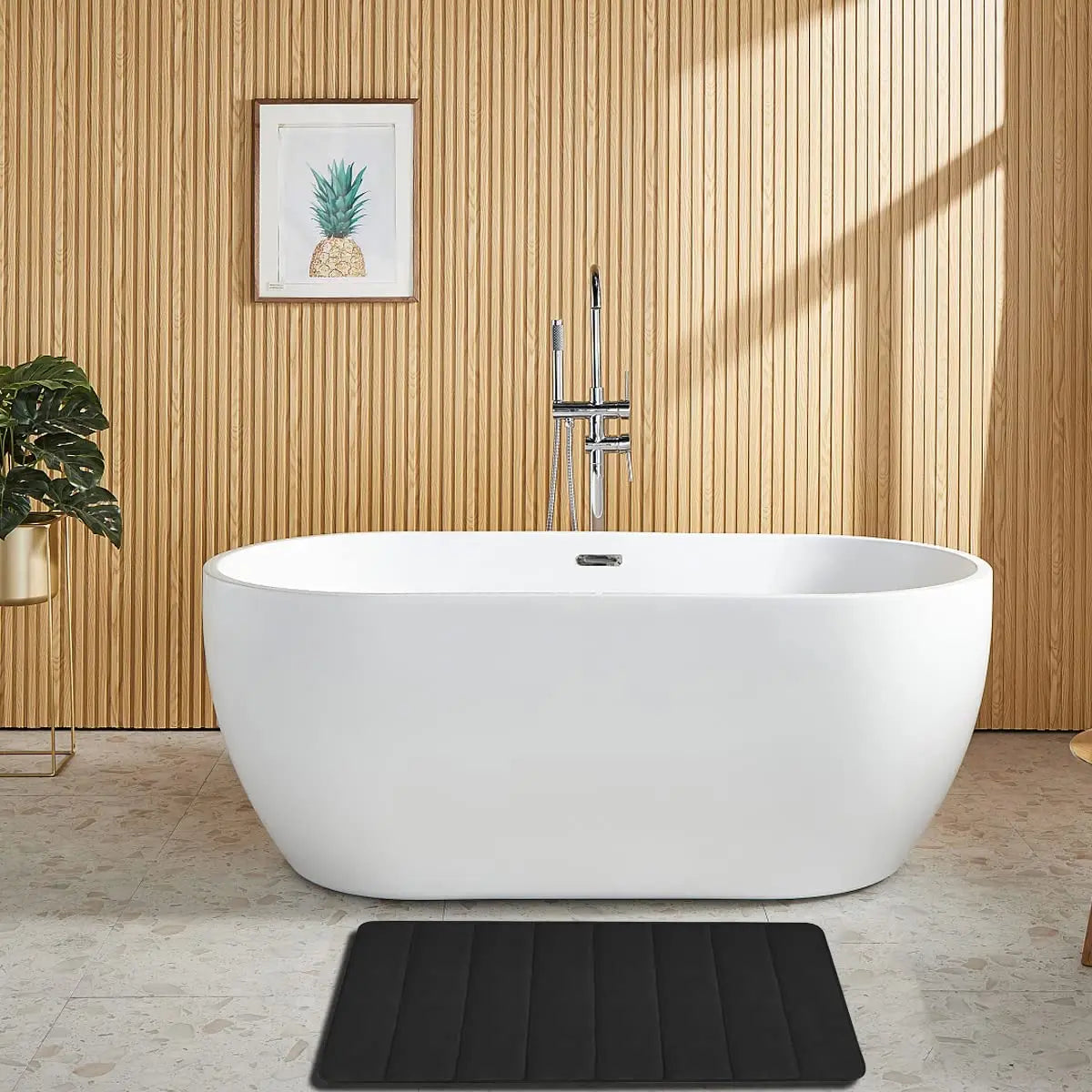 Slumblr® Velvet Memory Foam Bathroom Rug Set (3 Pcs) Slumblr