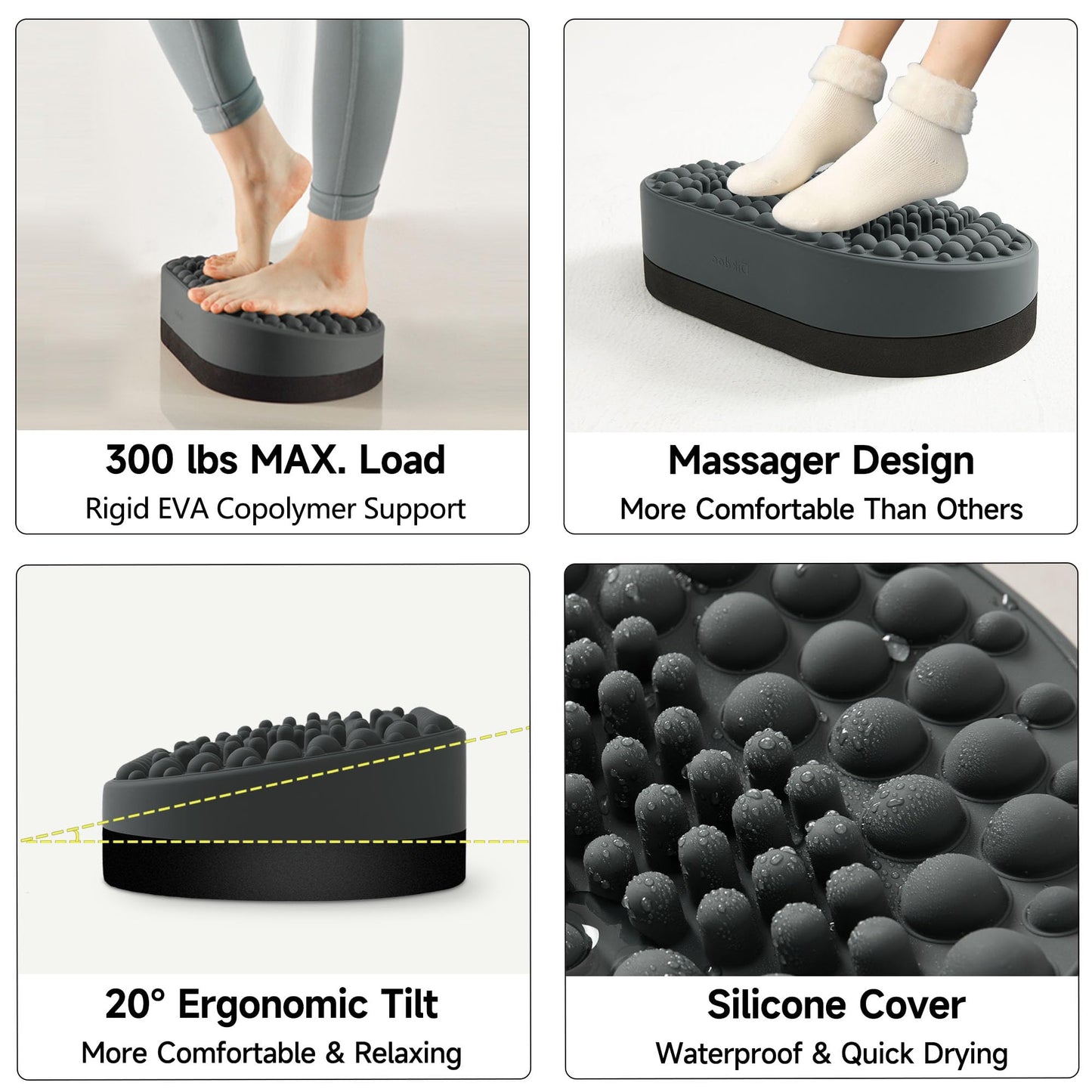 Slumblr® Silicone Desk Foot Rest