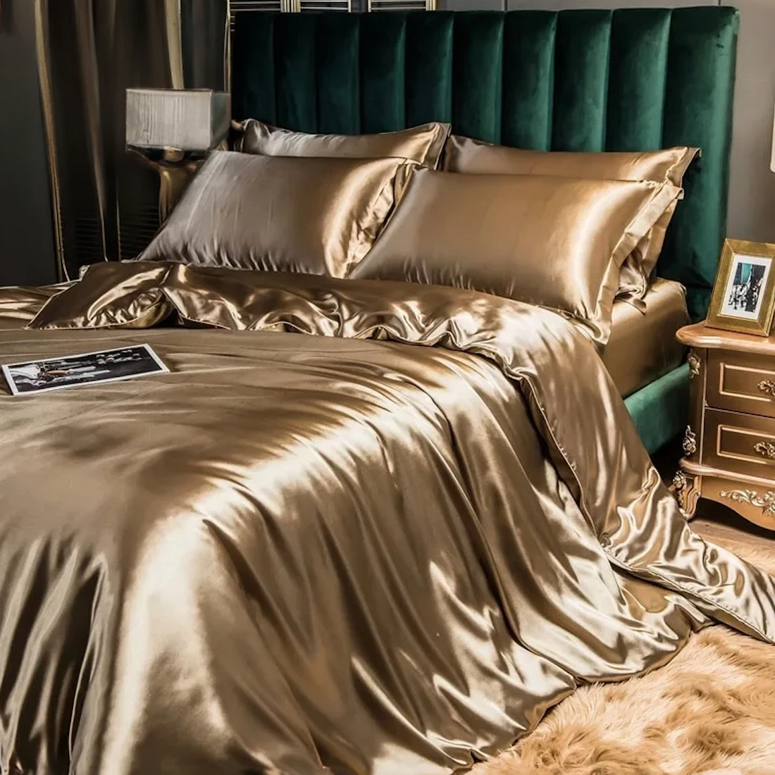 Slumblr® Luxury Mulberry Silk Bedding Set (4pcs)